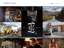 Tablet Screenshot of dopefun.com